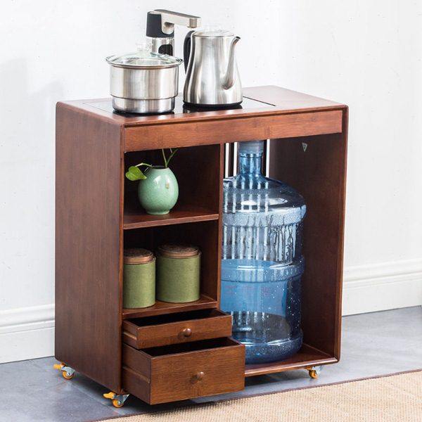 移动茶柜烧水壶一体茶水柜客厅泡茶台新中式烧茶柜架置物架小茶车,商业/办公家具,茶台/茶桌,淘宝优惠券,粉丝福利购,淘宝优惠卷