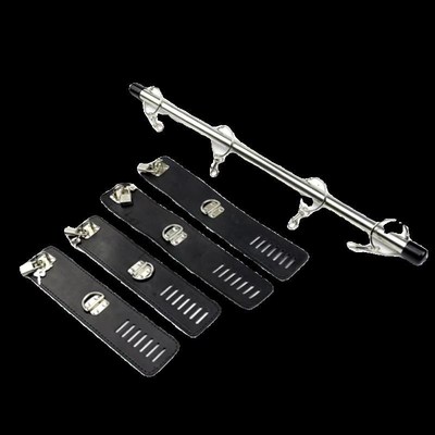 BDSM Bondage Adjustable Handcuffs & Ankle Cuffs with Stainle
