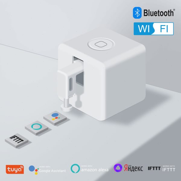 涂鸦智能zigbee蓝牙手指机器人开关按钮IFTTT语音远程控制Alexa