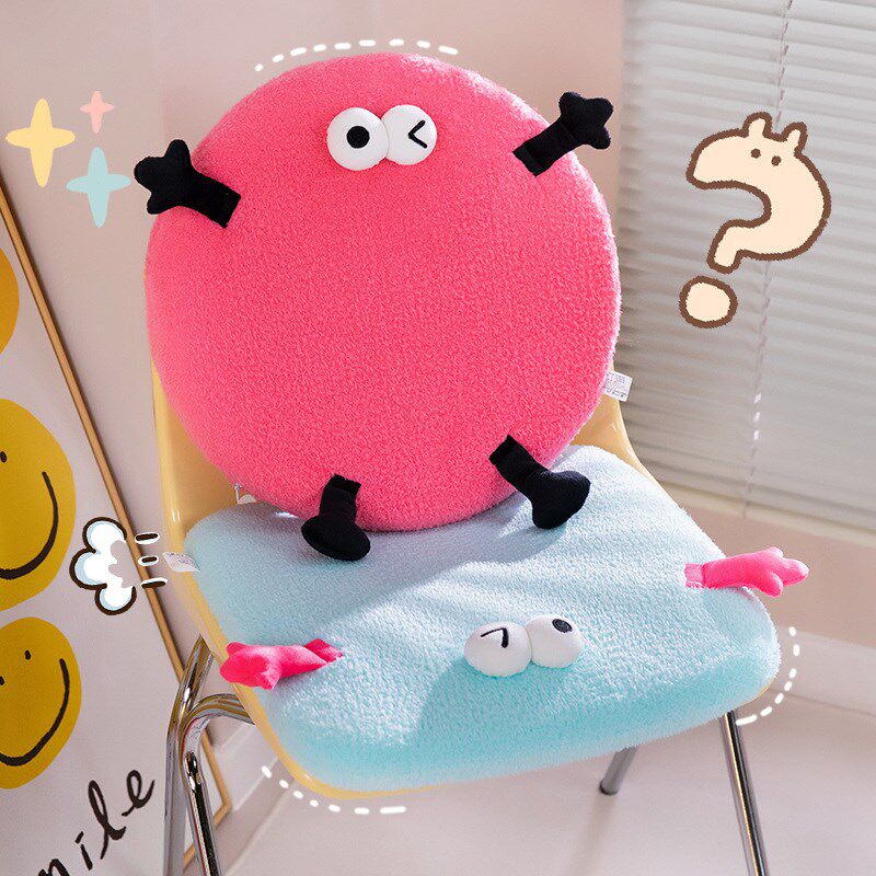 可爱小怪兽记忆棉坐垫屁垫椅子垫办公室久坐学生教室凳子座椅垫子,居家布艺,椅垫,淘宝优惠券,粉丝福利购,淘宝优惠卷