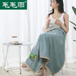 小毯子盖腿办公室午睡毯加厚单人珊瑚绒毛毯小学生午睡毯披幼儿园