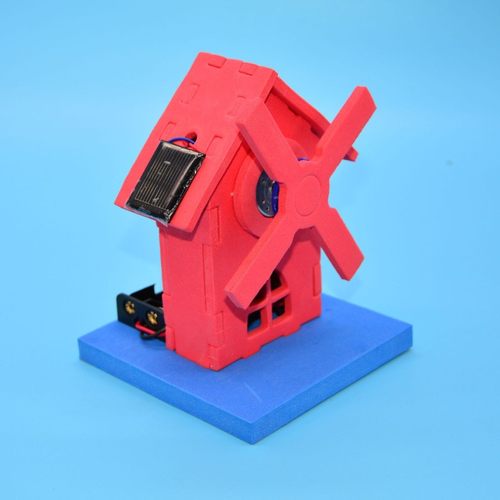 科技小制作电动风车屋DIY小发明科教益智类玩具小学生手工材料包