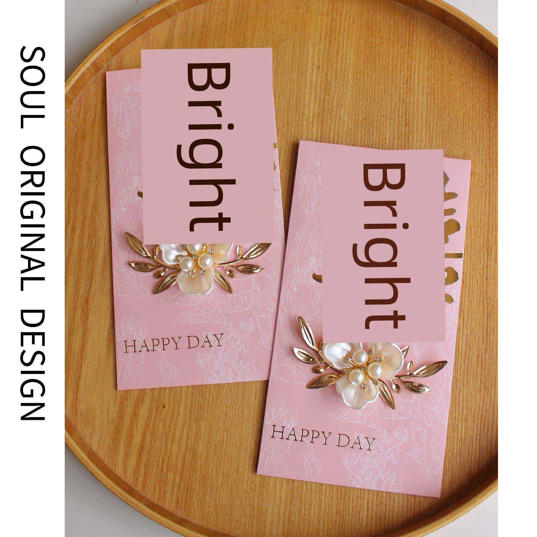 新的高豪华粉红白玉兰红色信封袋，婚礼，订婚，茶道，婚礼，红包,节庆用品/礼品,红包/利是封,淘宝优惠券,粉丝福利购,淘宝优惠卷