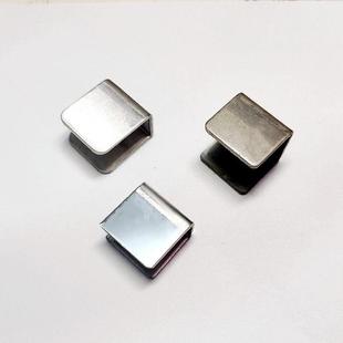 方管U型卡扣凹槽钢铁片夹连接件不锈圆管C形活扣紧固定件角码配件