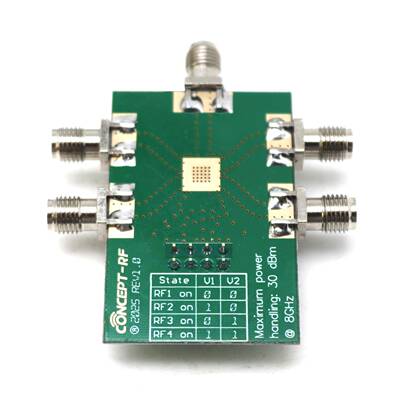 PE42540射频开关模块10Hz-8GHzSP4T无反射无线电信号切换测试设备