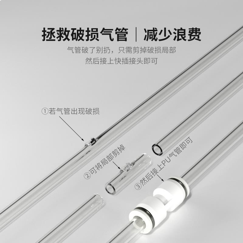 气动快速接头快插T三通PE-4/6/8/10/12/14/16mm气管连接配件大全