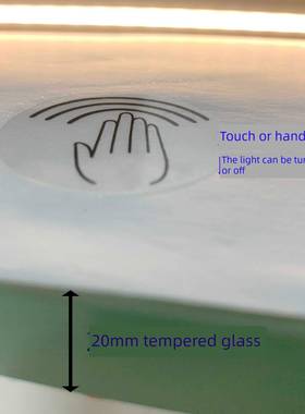 5V12V24V出风口触摸手扫描传感器通过板玻璃亚克力无冲压连接到继