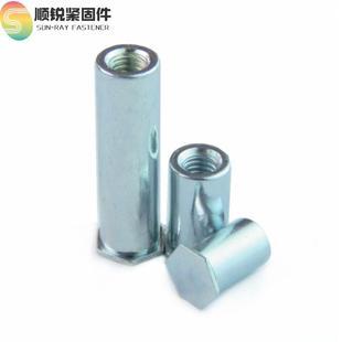 M2螺柱 M2.5螺母柱机箱铆钉铆柱3 包邮 盲孔镀锌压铆螺柱
