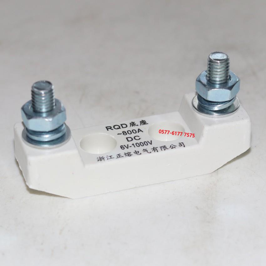 CNN CNL直流保险丝座RQD-2汽车用熔断器陶瓷底座DC12V-DC1000V
