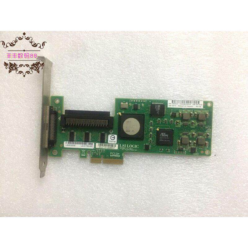 原装 HP LSI 20320IE PCI-E SCSI阵列卡 439946-001 439776-001