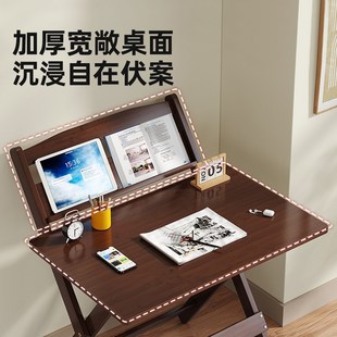 2024新款 小孩书桌儿童学习桌小户型写字桌学生家用卧室折叠免安装