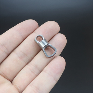 钛合金迷你可旋转挂扣钥匙扣随身便携汽车锁匙扣连接扣环万向扣