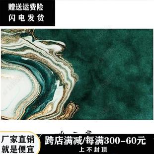 轻奢风客厅地毯墨绿色简约后现代地毯茶几毯卧室床下地毯家用满铺