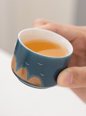 便携式快客杯旅行茶具套装现代简约户外烧水壶泡茶壶功夫陶瓷茶杯
