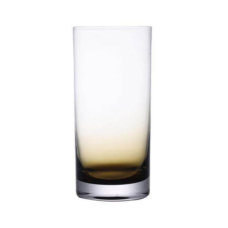 Yuki雪浅中古杯 棕色直身酒杯饮料杯啤酒杯子vintage日式颜值水杯