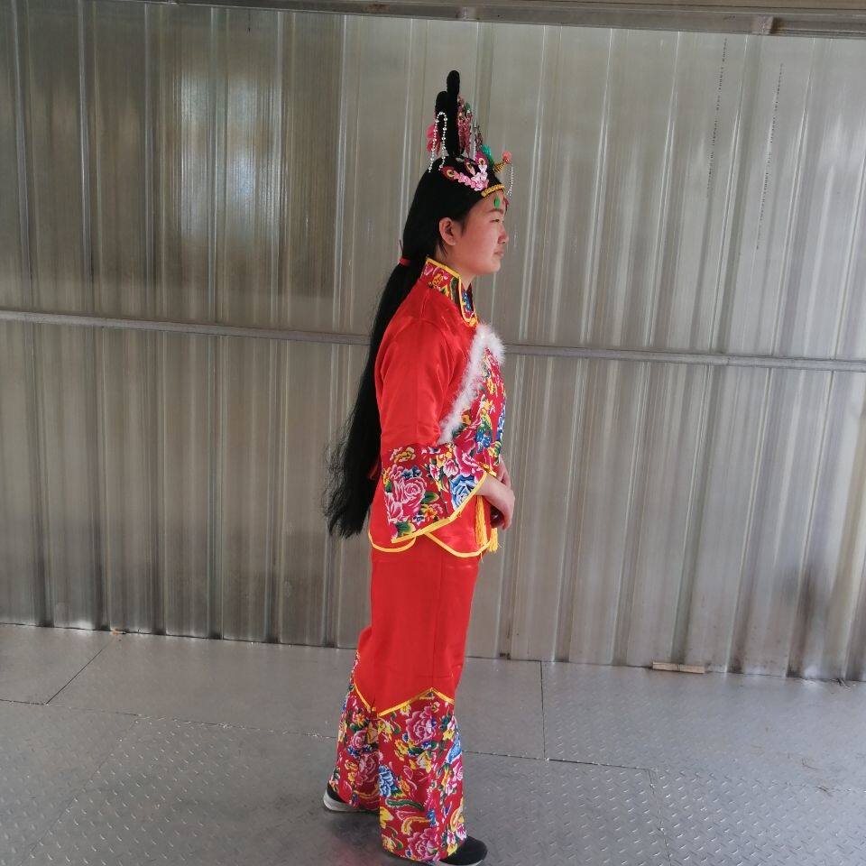 旱船花轿道具彩船花船采莲船花轿推车毛驴秧歌道具戏剧表演用品