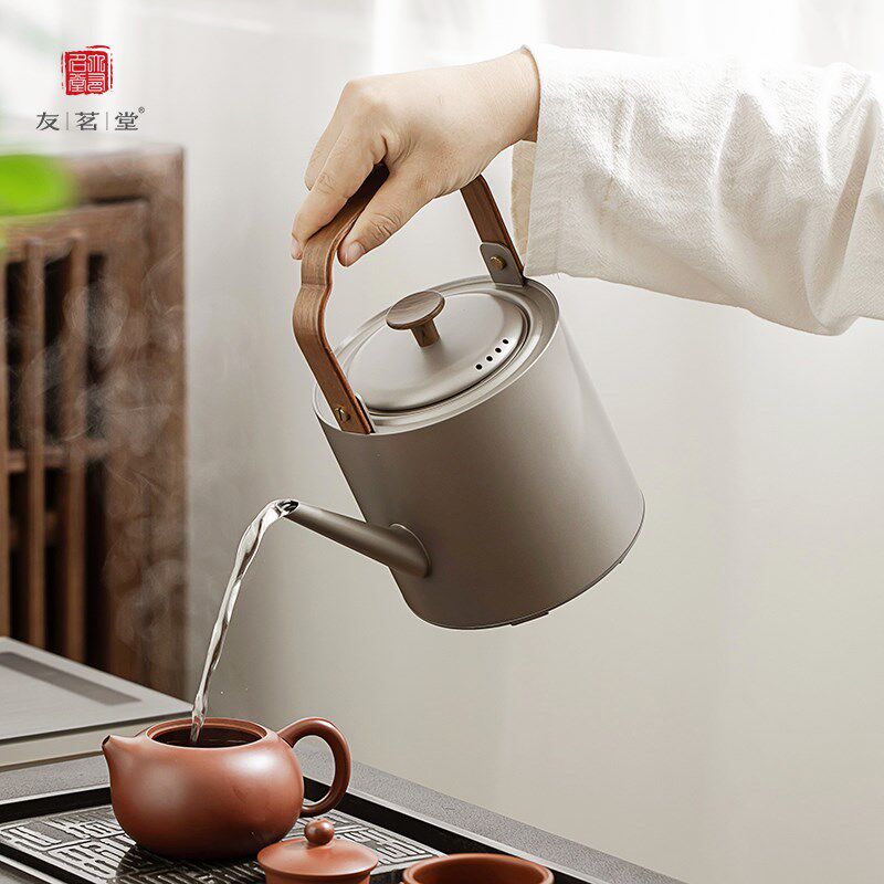 友茗堂纯钛电热水壶自动上水家用台式嵌入一体保温定温泡茶烧水壶