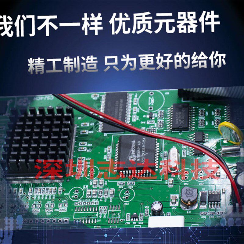 画面分割器 2路监控信号复用BNC环通实时画面 二路画面处理分频器
