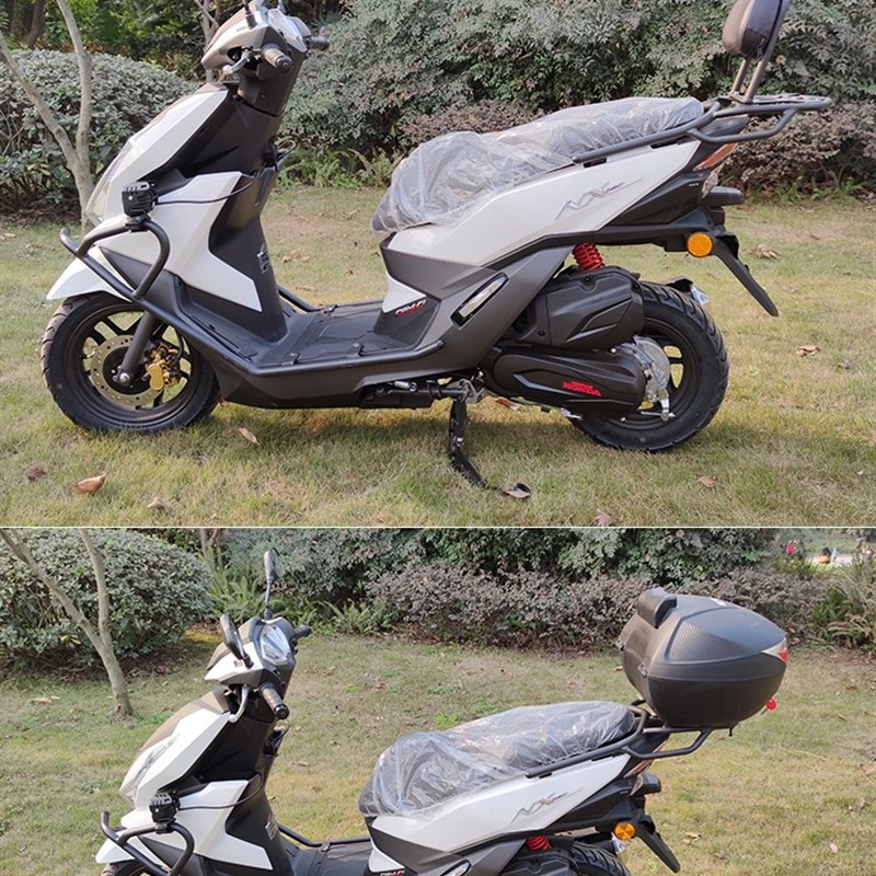 适用本田NX125尾架WH125T-9D后货架行李尾箱架加强一体高碳钢尾翼