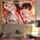 宿舍布置空中墙布 饰周边背景布明星 背景布背景布人卧室时绘旅装