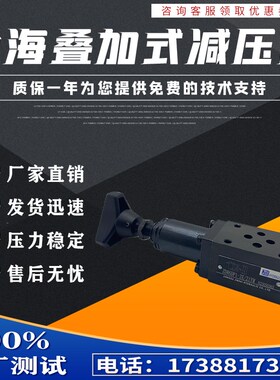 ZDR6DP1-30B/210YM金海叠加式减压阀ZDR10DPYM/ZDR6DA/D JINHAI