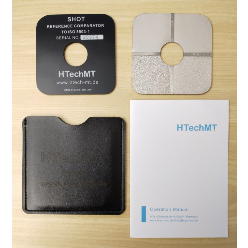 SP125喷砂粗糙度对比样块SA2.5级SA3抛丸表面比较板ISO8503标准