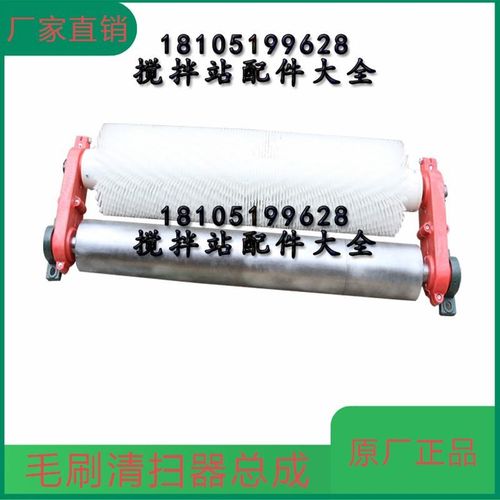 无动力滚刷清扫器无动被动螺旋清扫器皮带输送机旋转毛刷清扫器