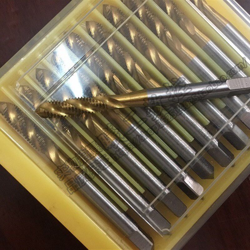 高品质国产YAMAWA镀钛螺旋机用丝锥/丝攻M2 3 4 5 6 8 10 12丝攻