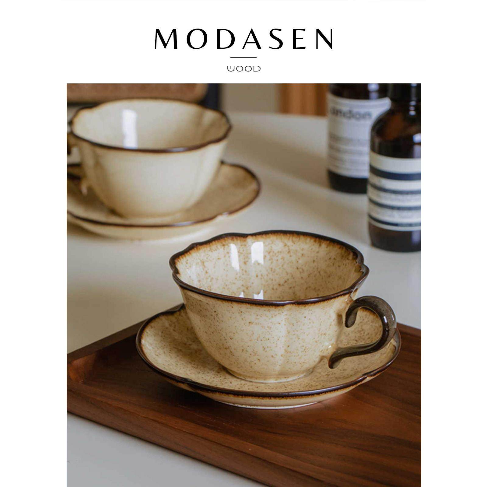 古韵中古手绘陶瓷咖啡杯、茶托家用水杯、下午茶拉花杯,餐饮具,咖啡杯,淘宝优惠券,粉丝福利购,淘宝优惠卷