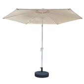 3米直伞户外遮阳伞庭院太阳伞防雨咖啡吧室外花园露台手摇户外伞