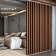 入户玄关立柱进门客厅实木条屏风隔断柱子卧室房间免打孔装 饰格栅