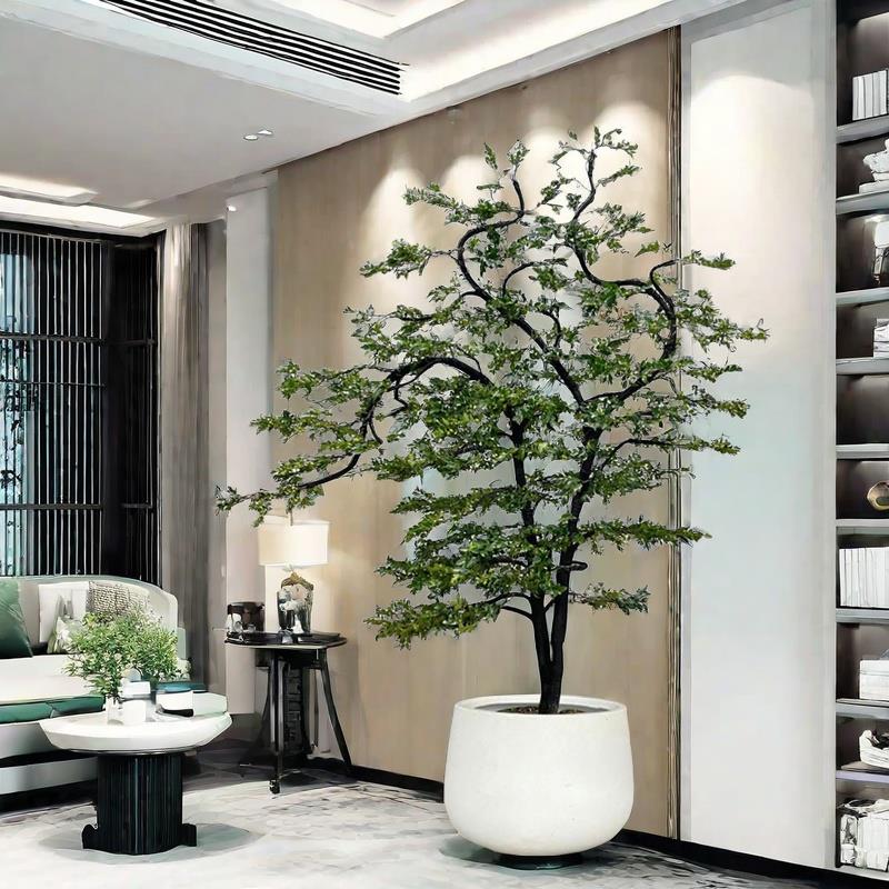 小叶紫檀盆景造型老桩黑骨茶盆栽客厅办公室绿植室内外好养植物