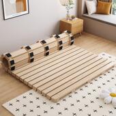 折叠硬榻榻米床板防潮透气专用排骨架床打地舖实木床垫架落地