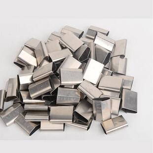 不锈钢打包扣201、304闭口不锈钢打包扣钢带打包扣捆扎扣不锈钢