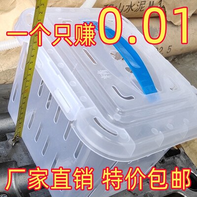50个包邮杨梅篮透明塑料李子航空筐葡萄水果杨梅筐精品果篮4.5斤