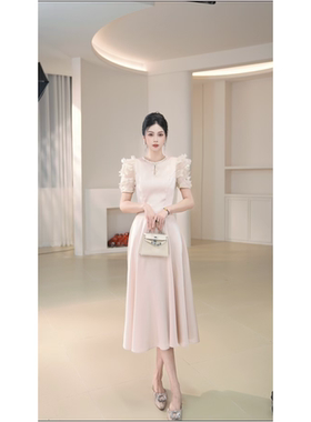 【宝总】法式气质名媛显瘦优雅时尚连衣裙51351