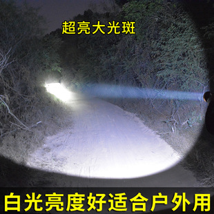 电筒 2023强光头灯充电超亮远射防水照明灯led黄光户外矿灯头戴式