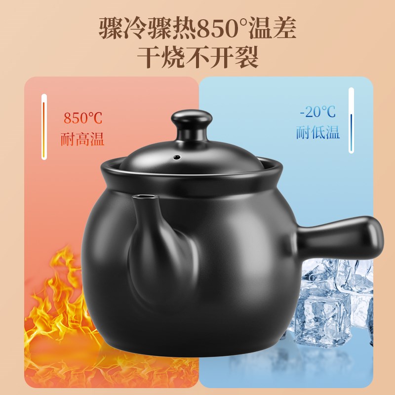 老式中药罐熬药砂锅家用煎药壶煎锅药煲药锅药罐子的瓦罐明火