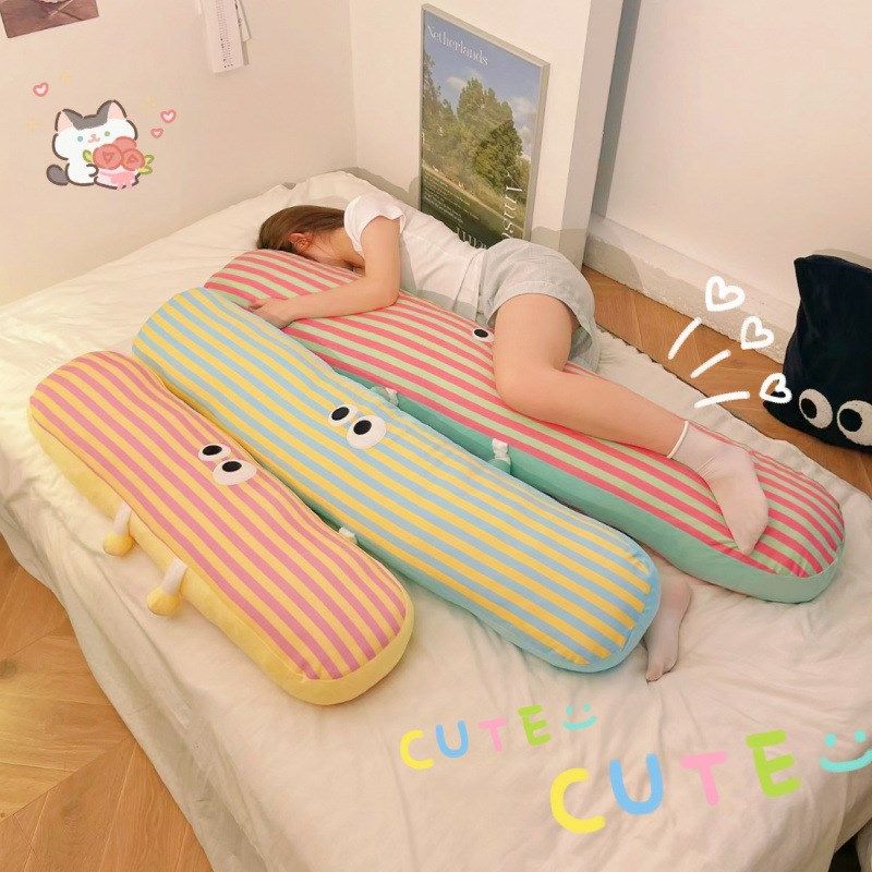 可爱长条枕头卧室女生宿舍女生睡觉床头床上夹腿侧睡靠垫靠枕拆洗,居家布艺,靠垫/抱枕,淘宝优惠券,粉丝福利购,淘宝优惠卷