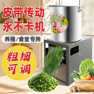 家用220V碎菜机喂鸡铡草机蔬菜切碎机饲料粉碎机养殖商用碎切菜机
