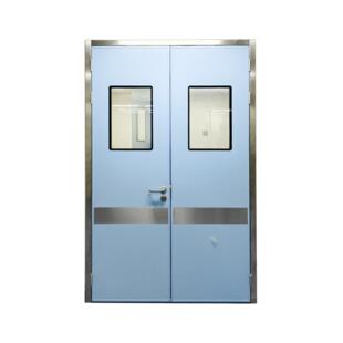 手术室气密门医用自动门无尘车间钢质门防辐射电动脚踏感应气密门