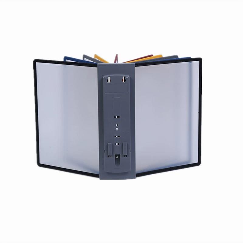壁挂式A4翻页文件架 10页资料展示架 车间作业操作指导书指南活页