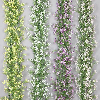 模拟Gypsophila藤花藤蔓装饰藤蔓人造花空调管道阻塞客厅天花板塑