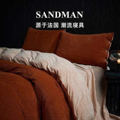 SANDMAN高档FUR四件套牛奶绒冬季加厚保暖加绒床单被套床上床品
