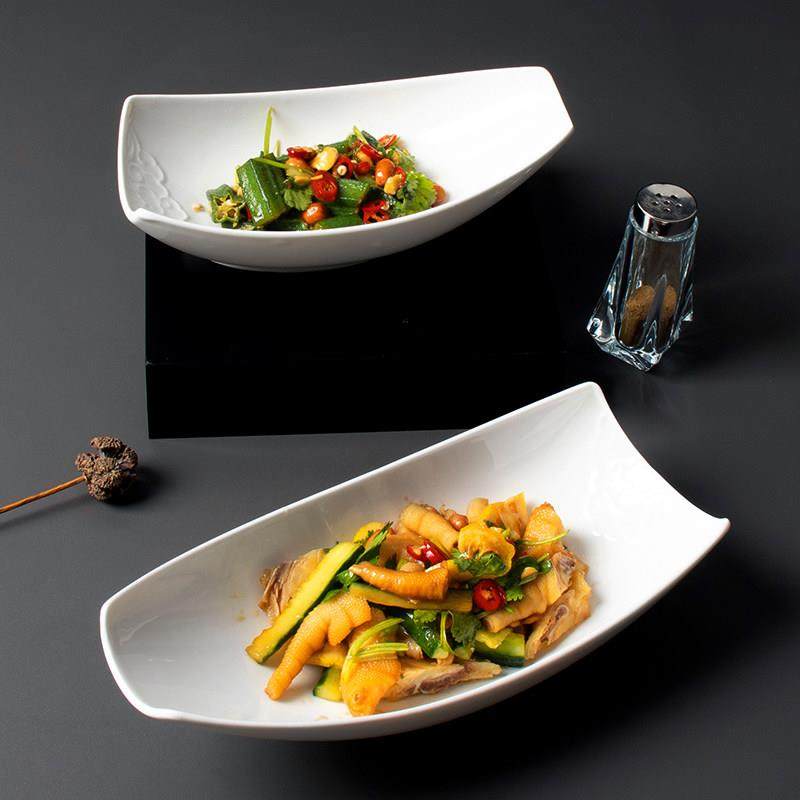 酒店连锁饭店小吃凉菜盘烧烤盘KTV茶楼月子中心商用创意陶瓷餐具,餐饮具,盘,淘宝优惠券,粉丝福利购,淘宝优惠卷