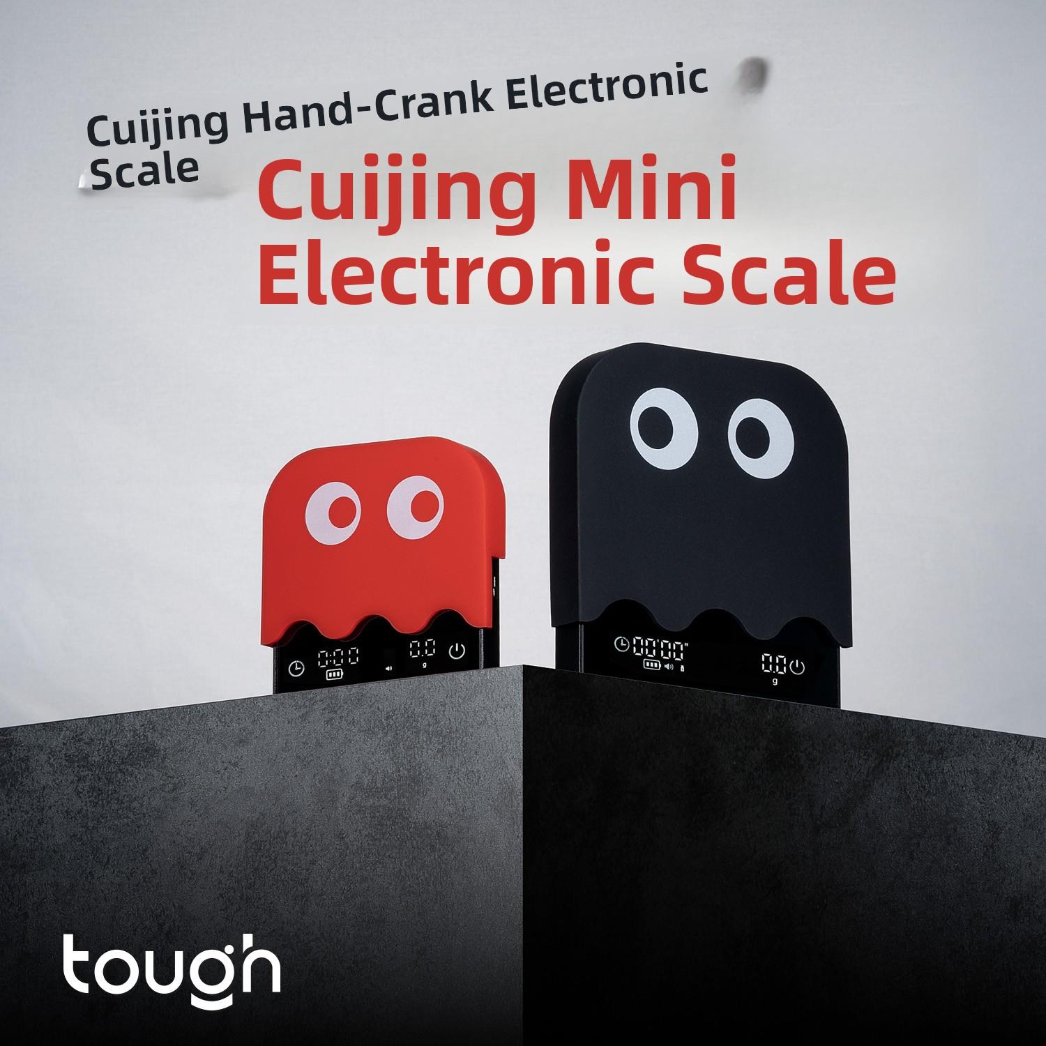 顽固咖啡镜头迷你数字秤意大利数字秤手工酿造数字秤鬼脸数字秤铝