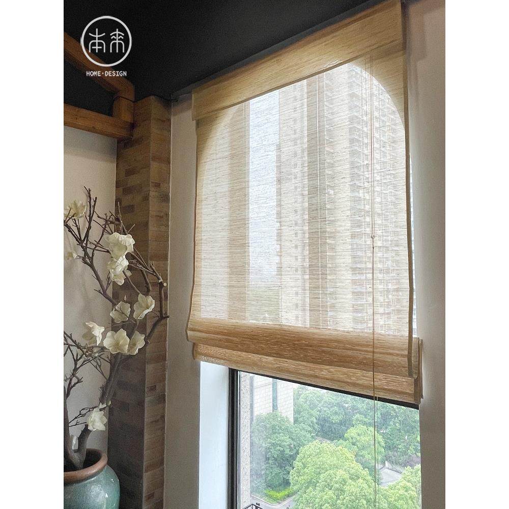 原装天然苎麻窗帘日式茶室民宿主卧浴室隔断窗帘卷帘,居家布艺,定制窗帘,淘宝优惠券,粉丝福利购,淘宝优惠卷