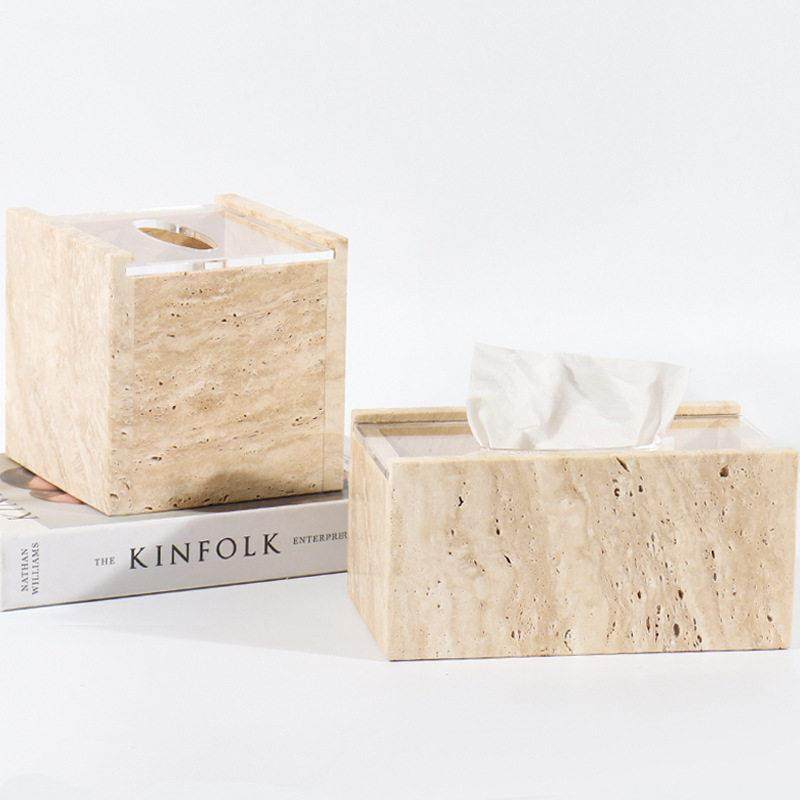 侘寂ins天然米白洞卫生间客厅民宿酒店样板房桌面抽纸纸巾盒摆件,收纳整理,纸巾盒,淘宝优惠券,粉丝福利购,淘宝优惠卷
