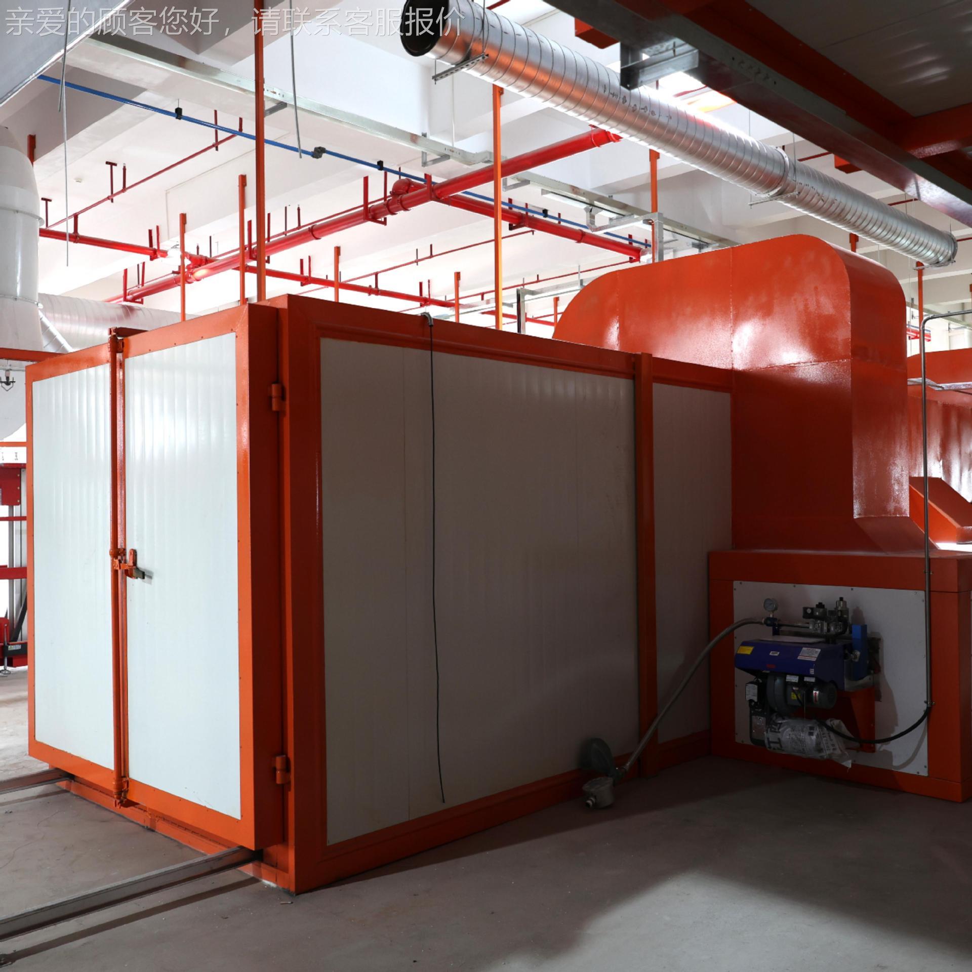 工烤房全套喷塑漆设备 液化气高温房高XIX温固化炉烤箱业 高温烤