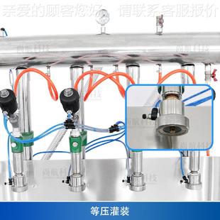 酒啤酒蘇水CO2 ZONE紅SUN196罐 碳酸汽水氣動等打壓灌裝 機 混合裝